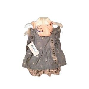 Carter's Girls' 4 Piece Two Shirts, Two Shorts Cover Set Size: 3 Months NWT